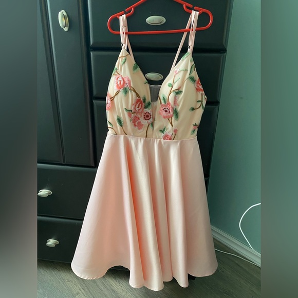 Fancy Pink Summer Dress - Picture 1 of 5